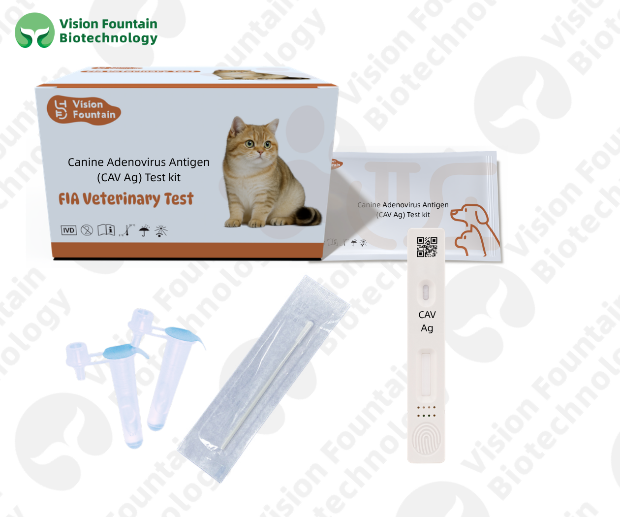 Canine Adenovirus Antigen (CAV Ag) Test kit