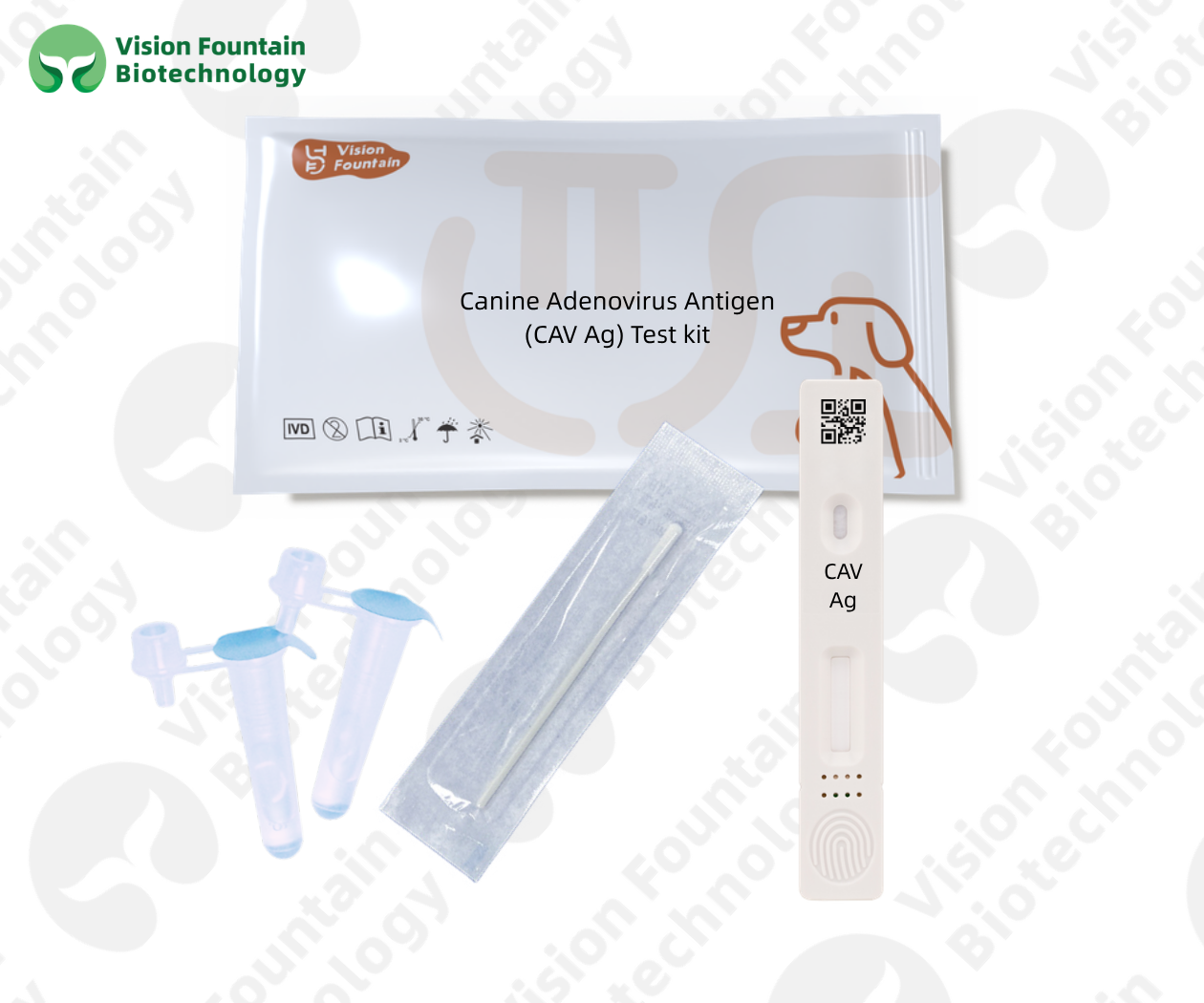 Canine Adenovirus Antigen (CAV Ag) Test kit