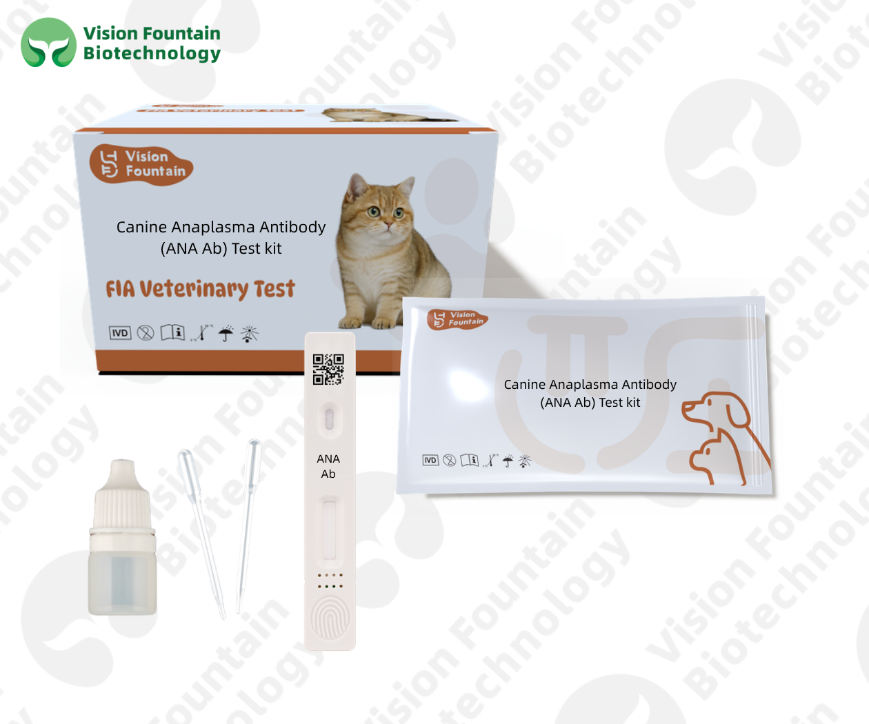 Canine Anaplasma Antibody (ANA Ab) Test kit