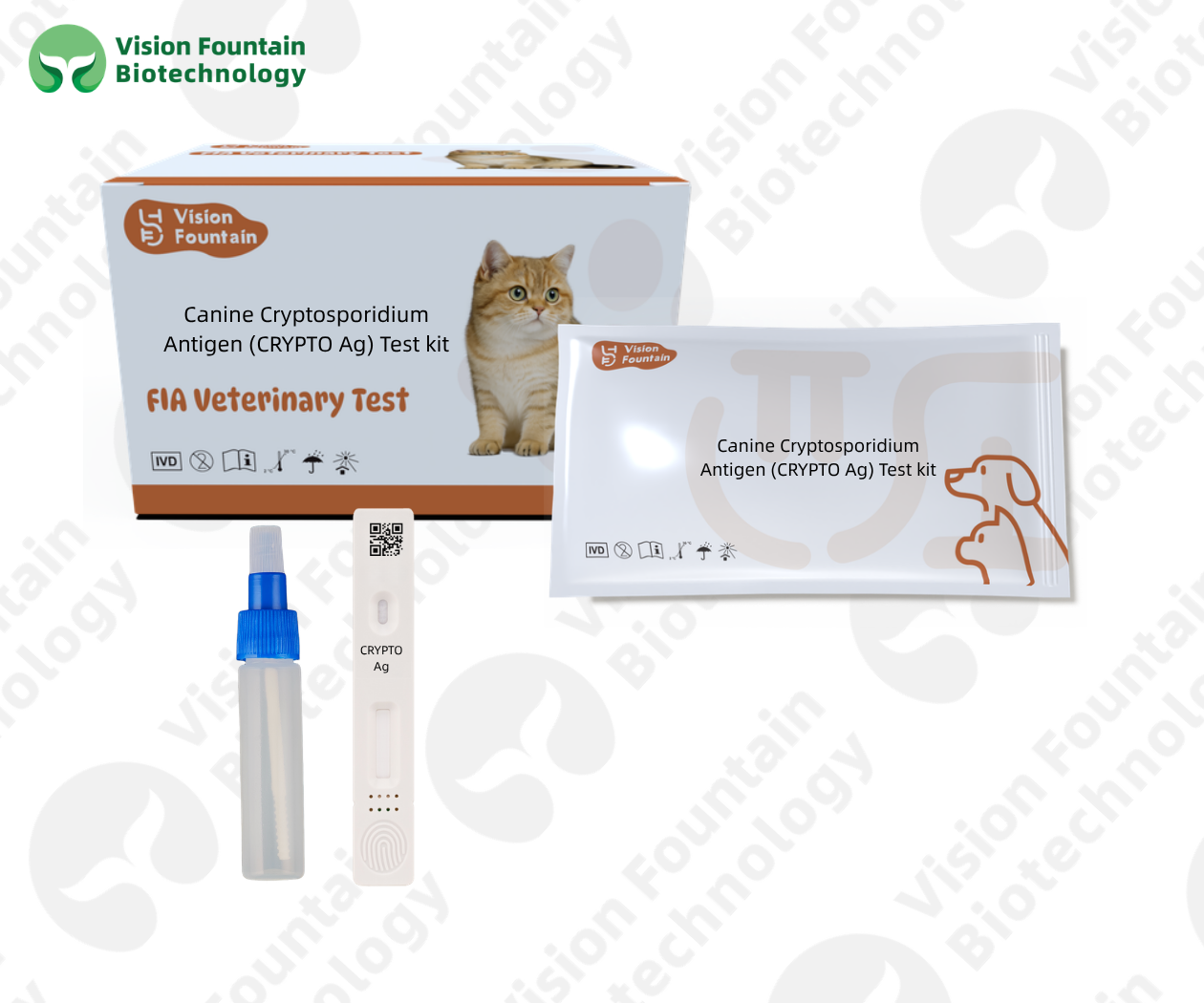 Canine Cryptosporidium Antigen (CRYPTO Ag) Test kit