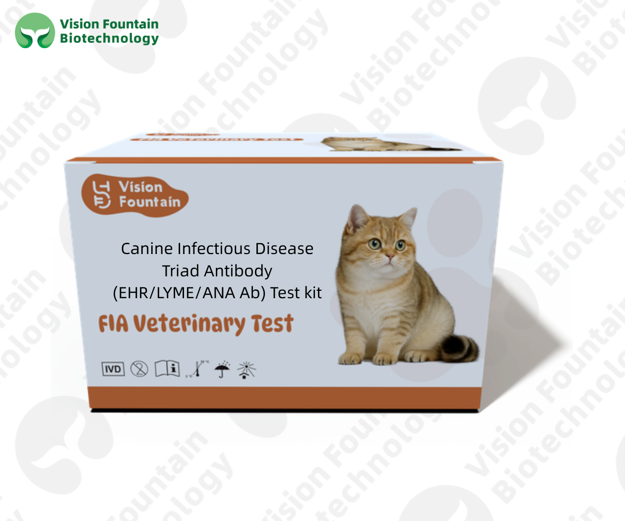 Canine Infectious Disease Triad Antibody (EHR/LYME/ANA Ab) Test kit