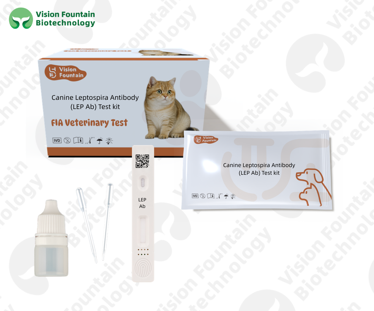 Canine Leptospira Antibody (LEP Ab) Test kit