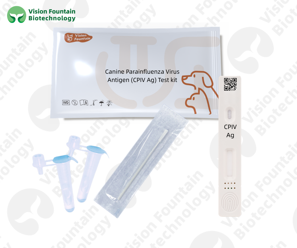 Canine Parainfluenza Virus Antigen (CPIV Ag) Test kit