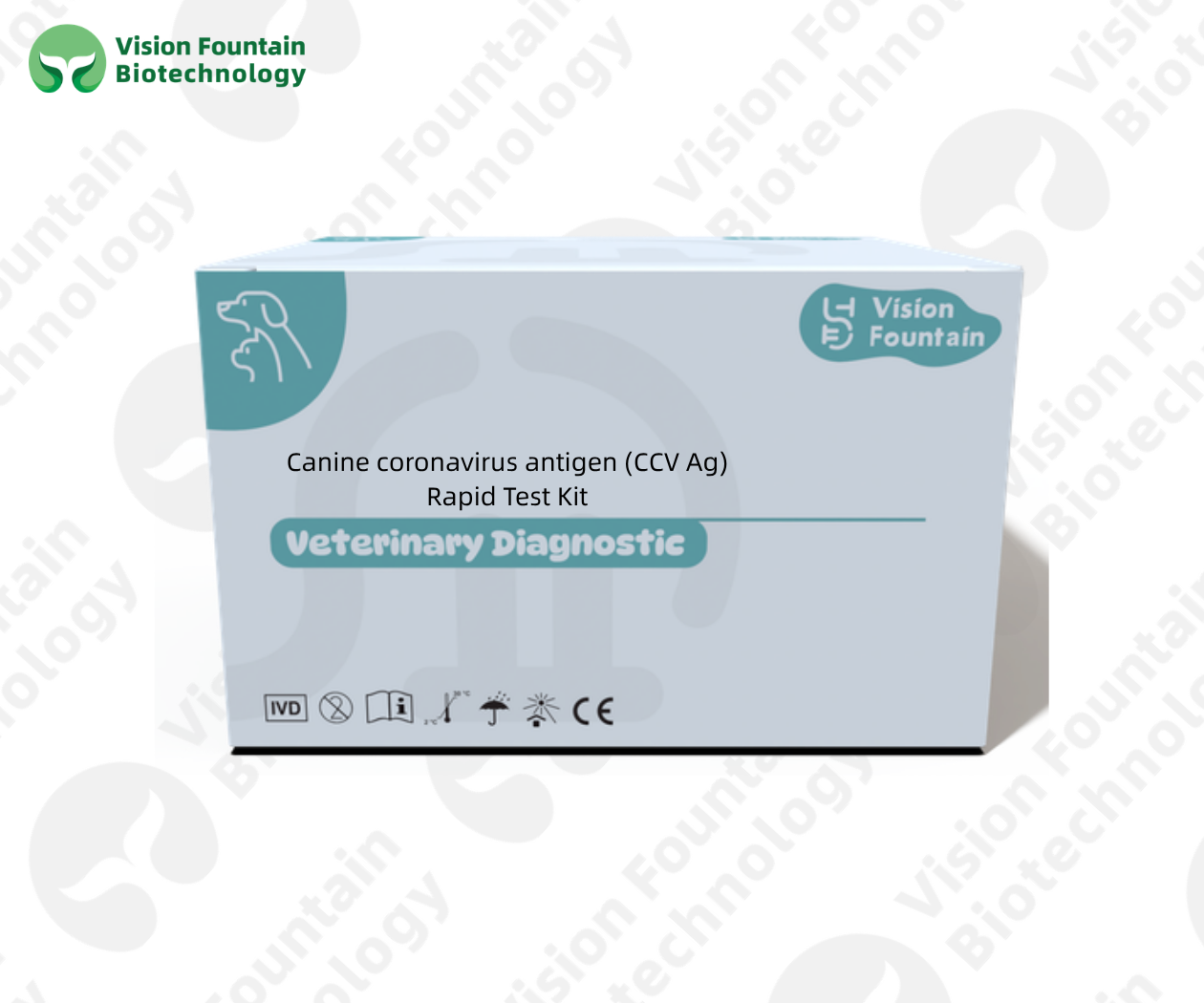 Canine coronavirus antigen (CCV Ag) Rapid Test Kit