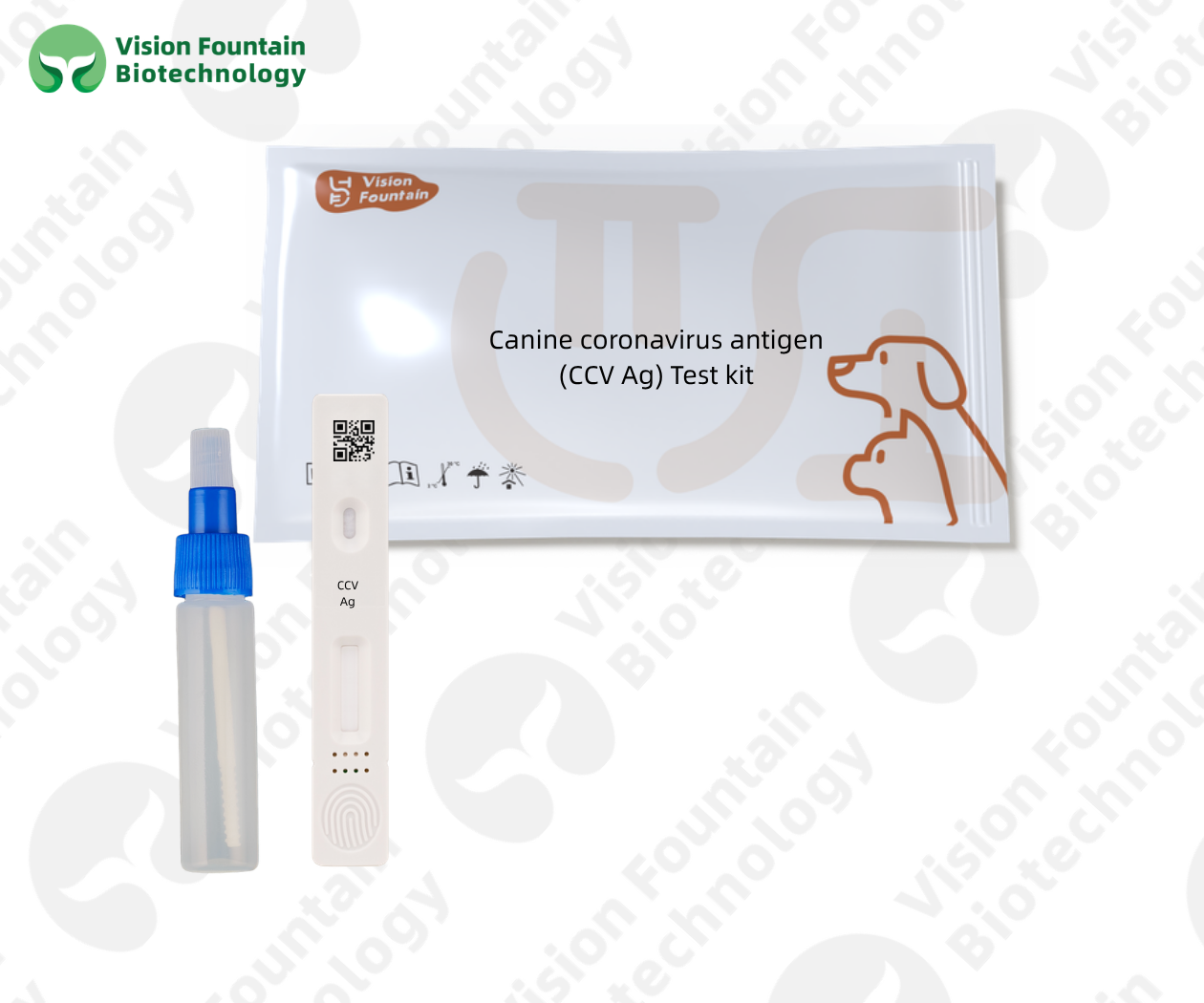Canine coronavirus antigen (CCV Ag) Test kit