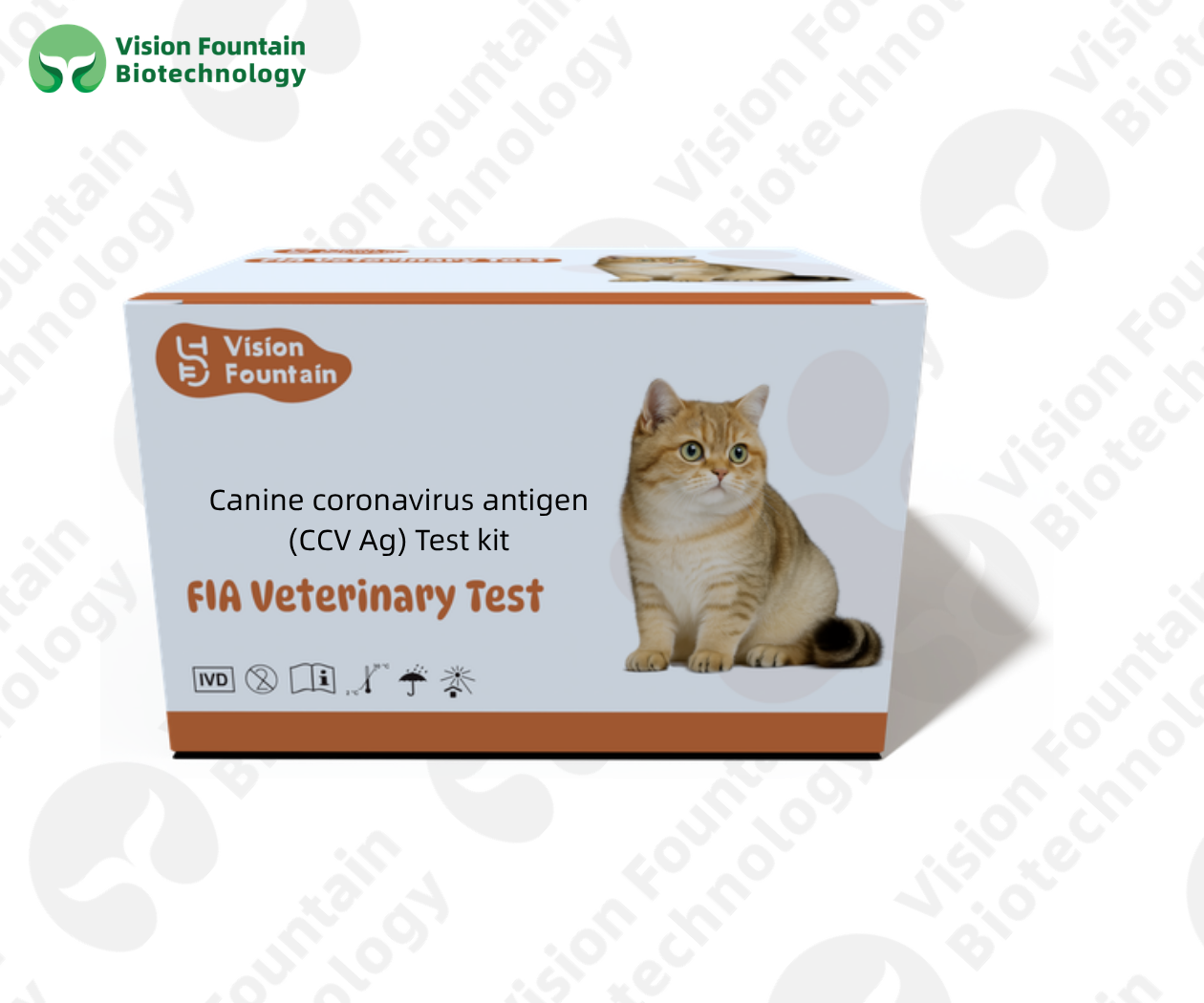 Canine coronavirus antigen (CCV Ag) Test kit