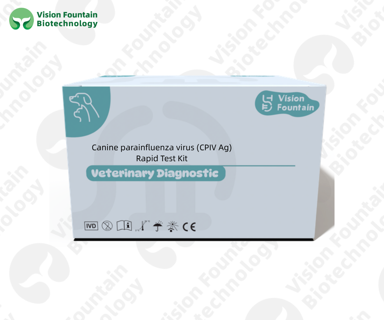 Canine parainfluenza virus (CPIV Ag) Rapid Test Kit