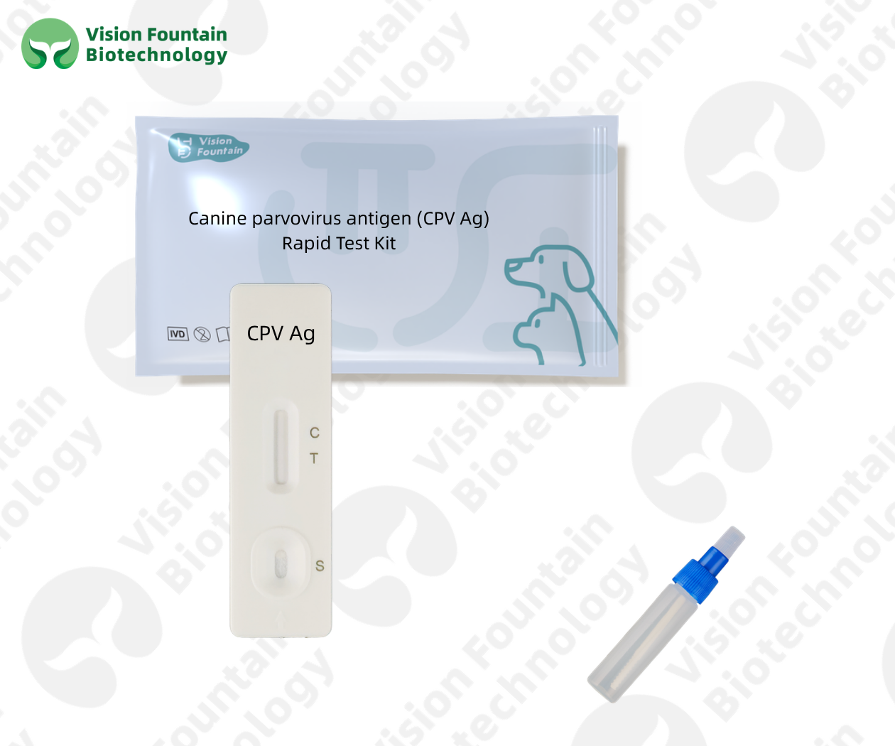 Canine parvovirus antigen (CPV Ag) Rapid Test Kit