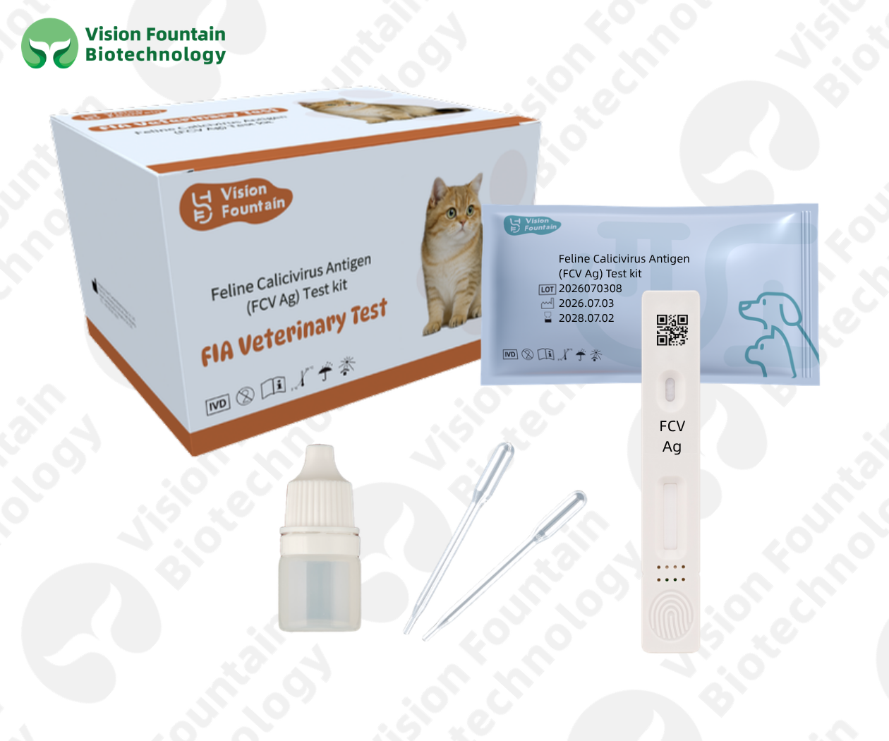 Feline Calicivirus Antigen (FCV Ag) Test kit