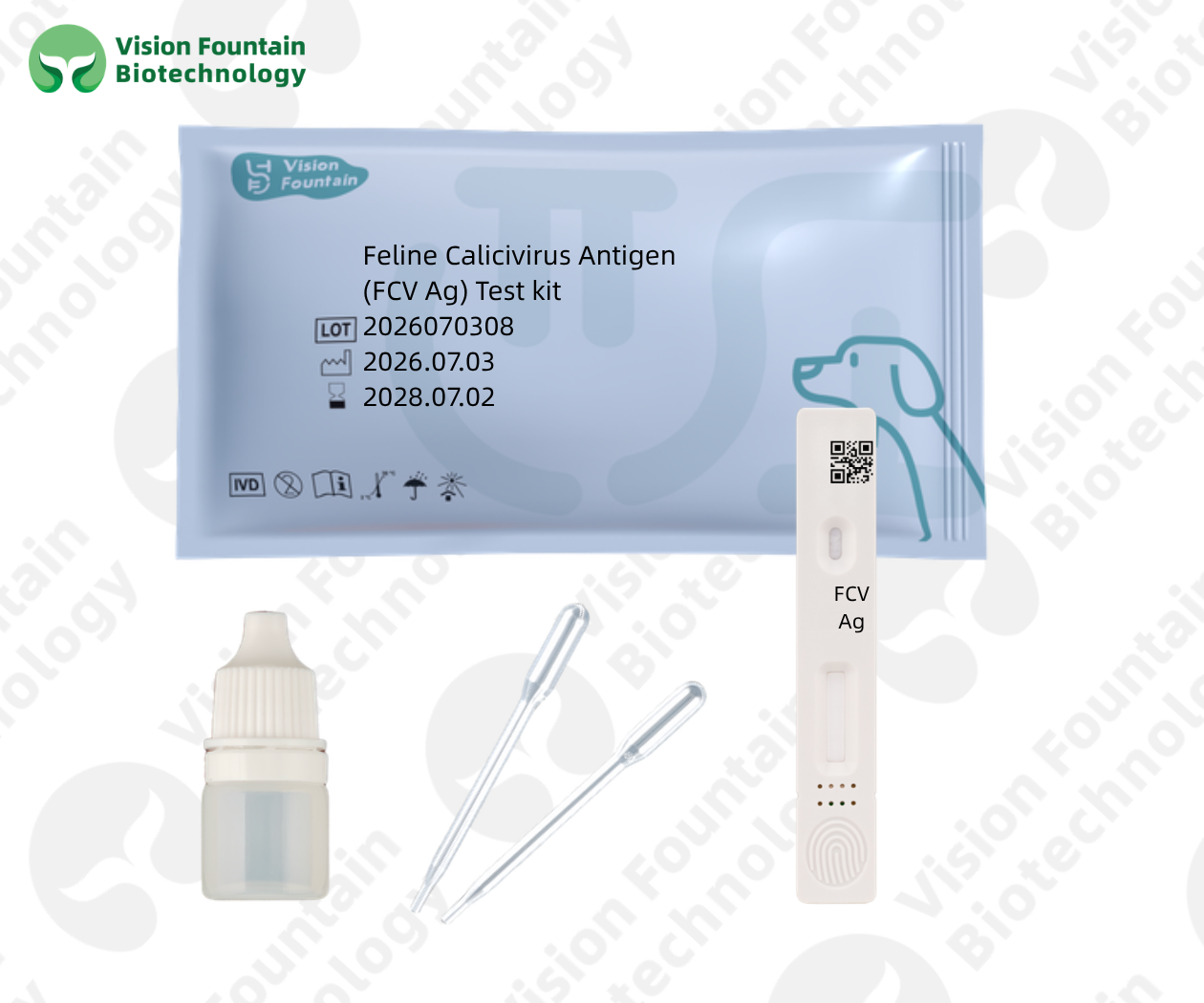 Feline Calicivirus Antigen (FCV Ag) Test kit