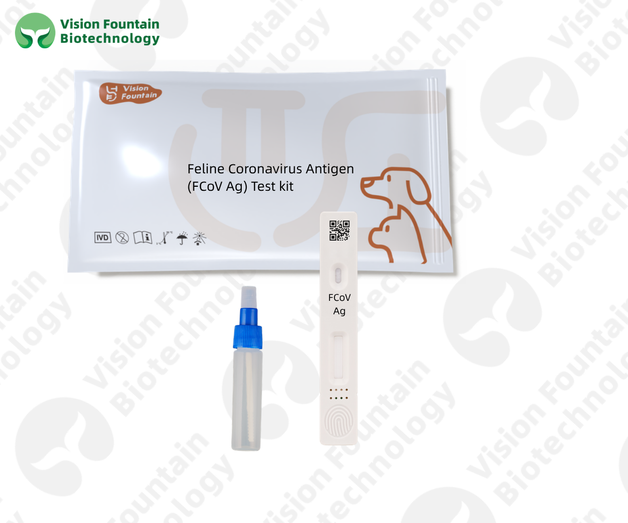 Feline Coronavirus Antigen (FCoV Ag) Test kit
