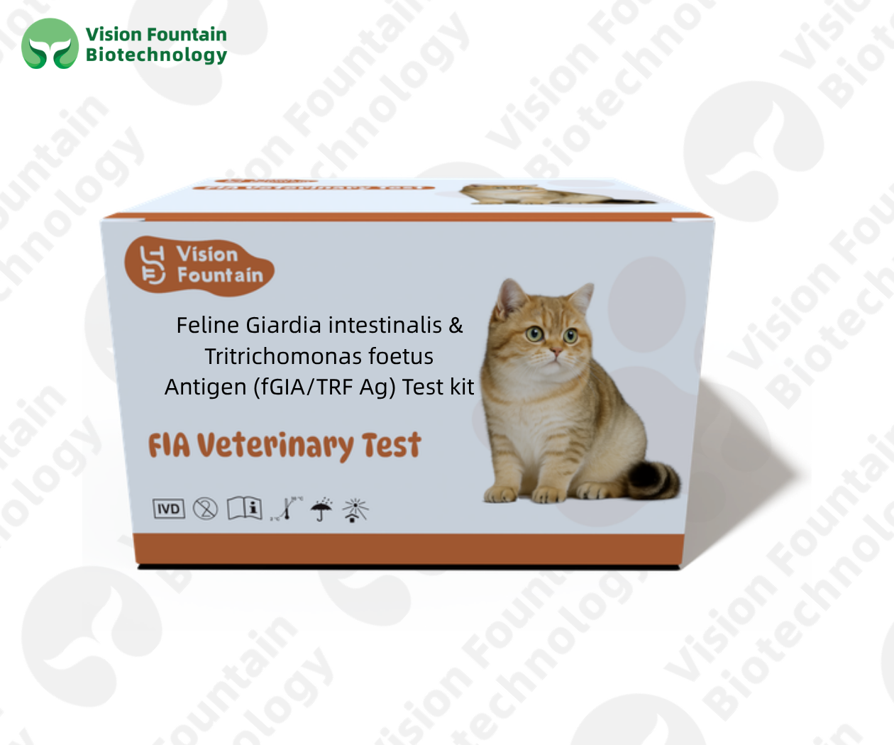 Feline Giardia intestinalis & Tritrichomonas foetus Antigen (fGIA/TRF Ag) Test kit