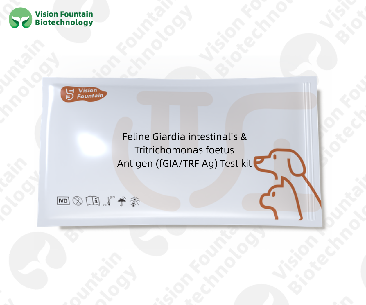 Feline Giardia intestinalis & Tritrichomonas foetus Antigen (fGIA/TRF Ag) Test kit
