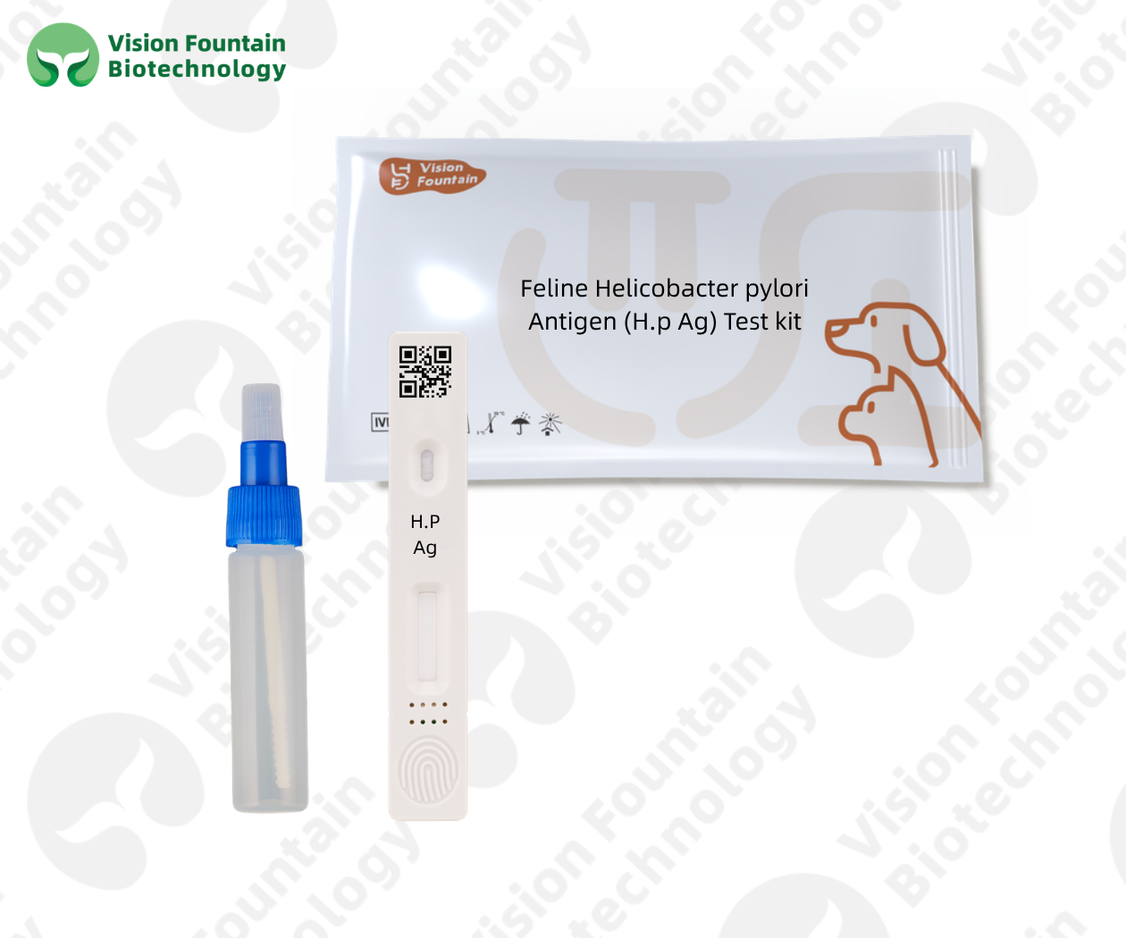 Feline Helicobacter pylori Antigen (H.p Ag) Test kit