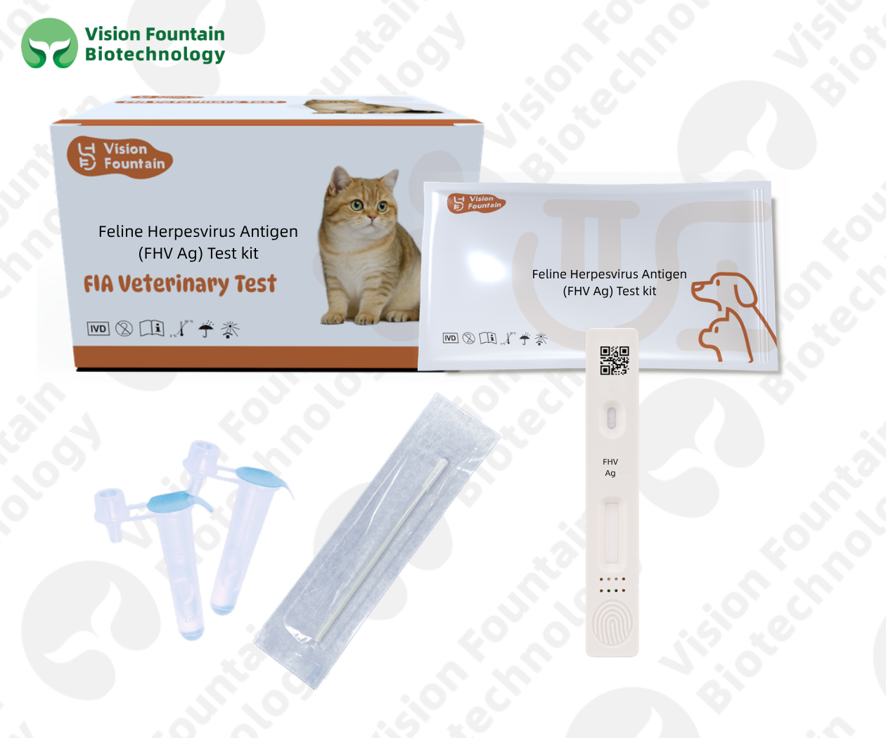 Feline Herpesvirus Antigen (FHV Ag) Test kit