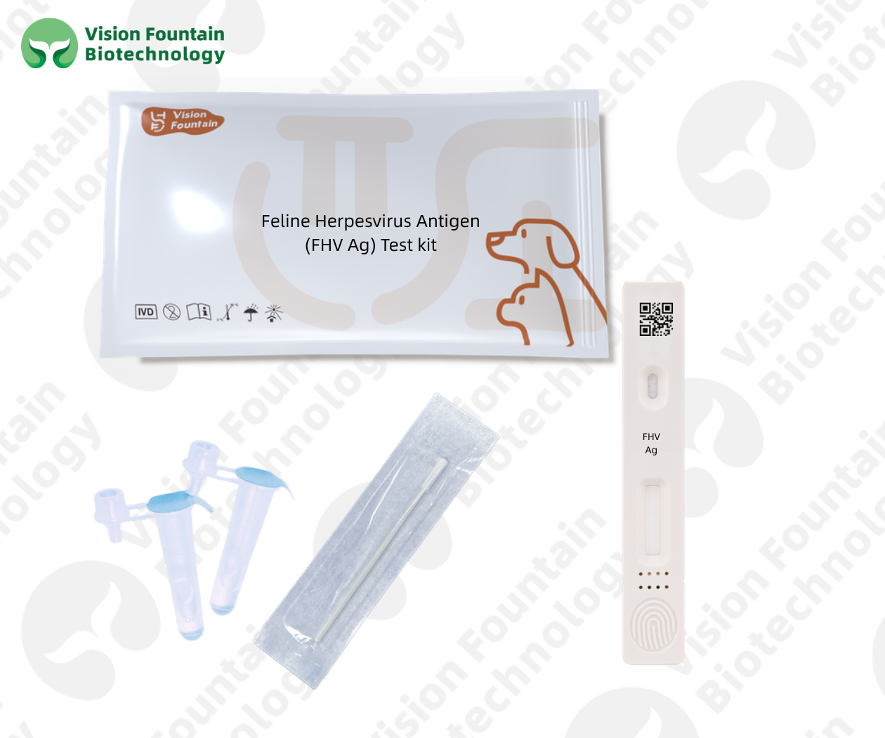 Feline Herpesvirus Antigen (FHV Ag) Test kit