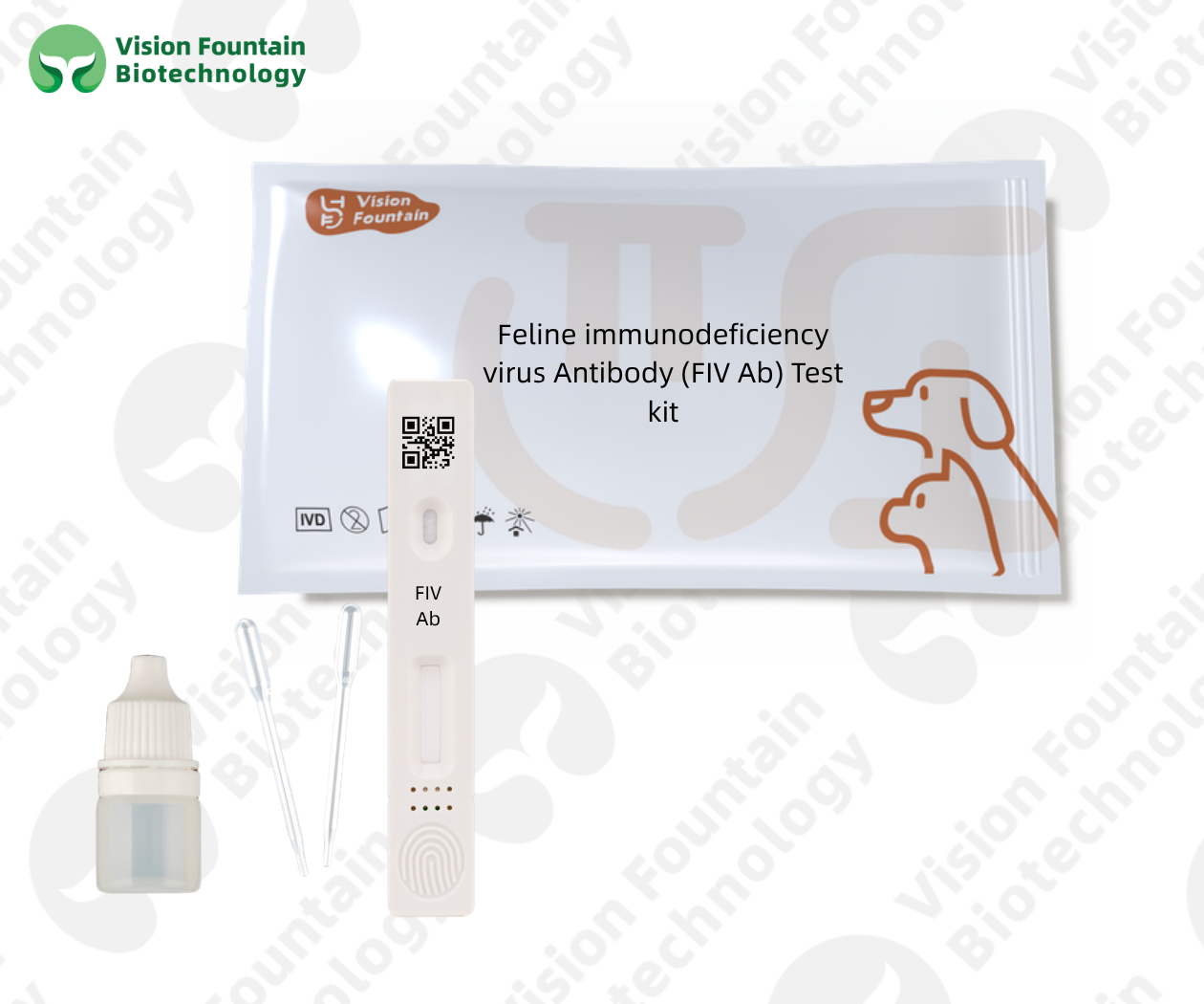 Feline immunodeficiency virus Antibody (FIV Ab) Test kit