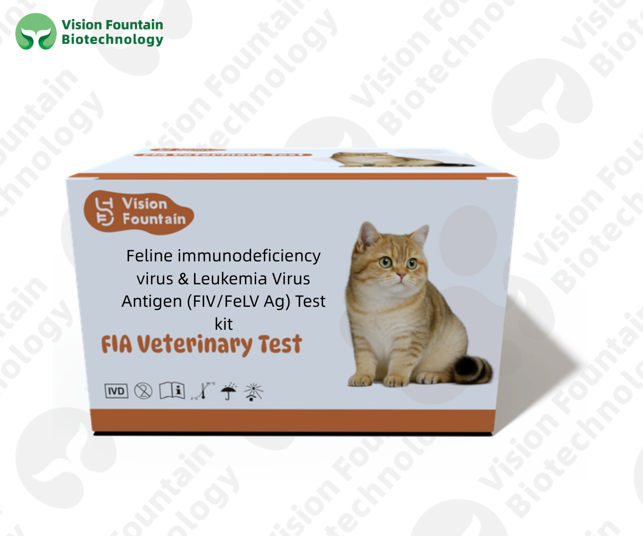 Feline immunodeficiency virus & Leukemia Virus Antigen (FIV/FeLV Ag) Test kit