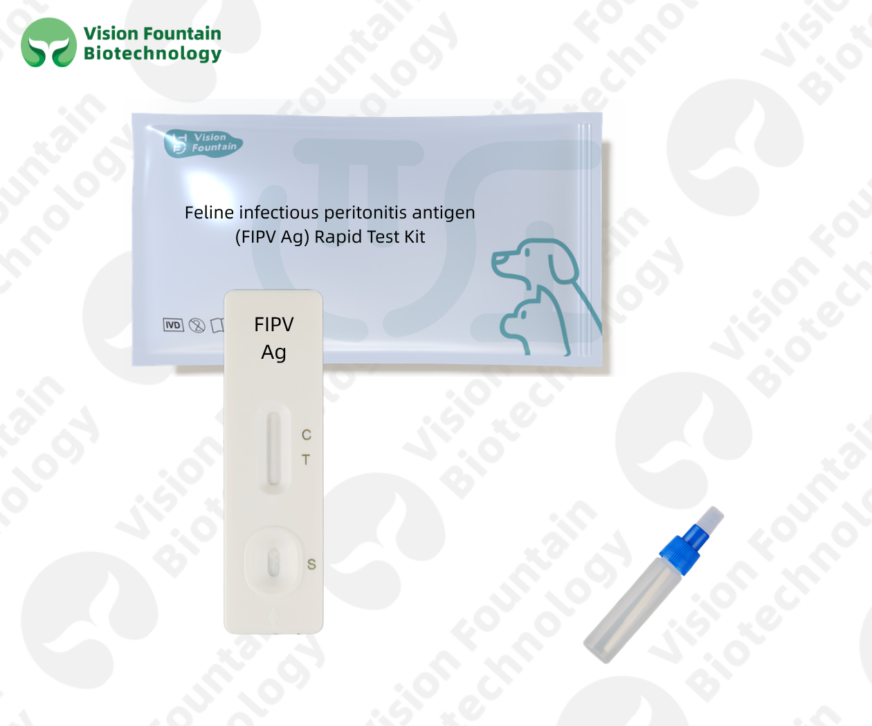 Feline infectious peritonitis antigen (FIPV Ag) Rapid Test Kit