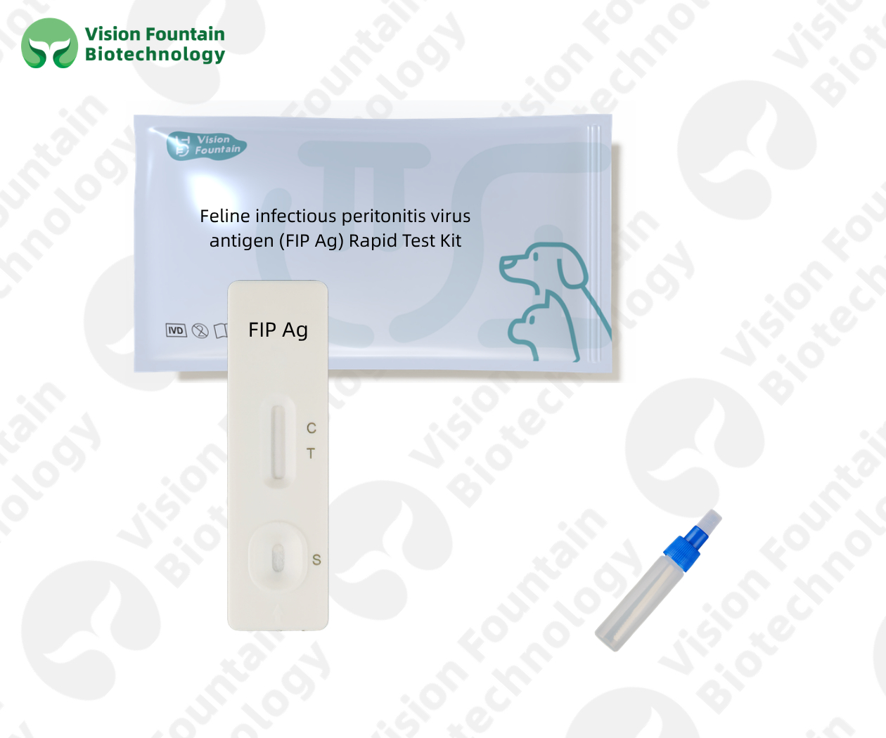 Feline infectious peritonitis virus antigen (FIP Ag) Rapid Test Kit