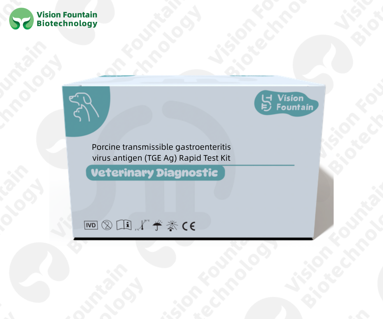 Porcine transmissible gastroenteritis virus antigen (TGE Ag) Rapid Test Kit