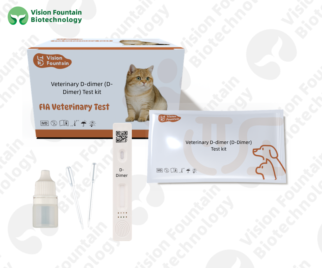 Veterinary D-dimer (D-Dimer) Test kit