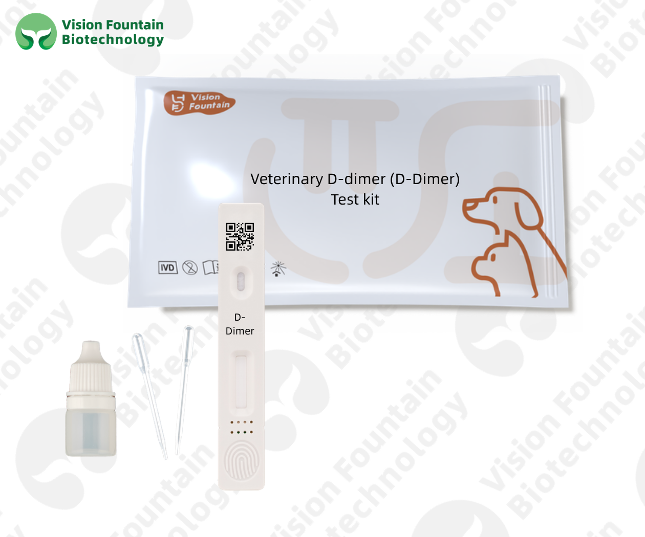 Veterinary D-dimer (D-Dimer) Test kit