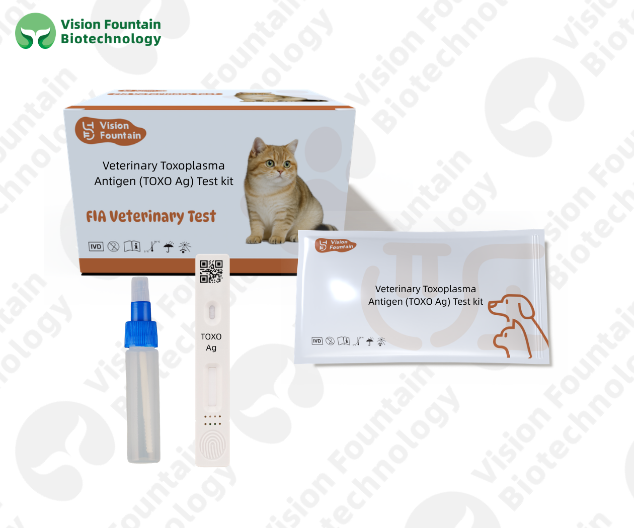 Veterinary Toxoplasma Antigen (TOXO Ag) Test kit