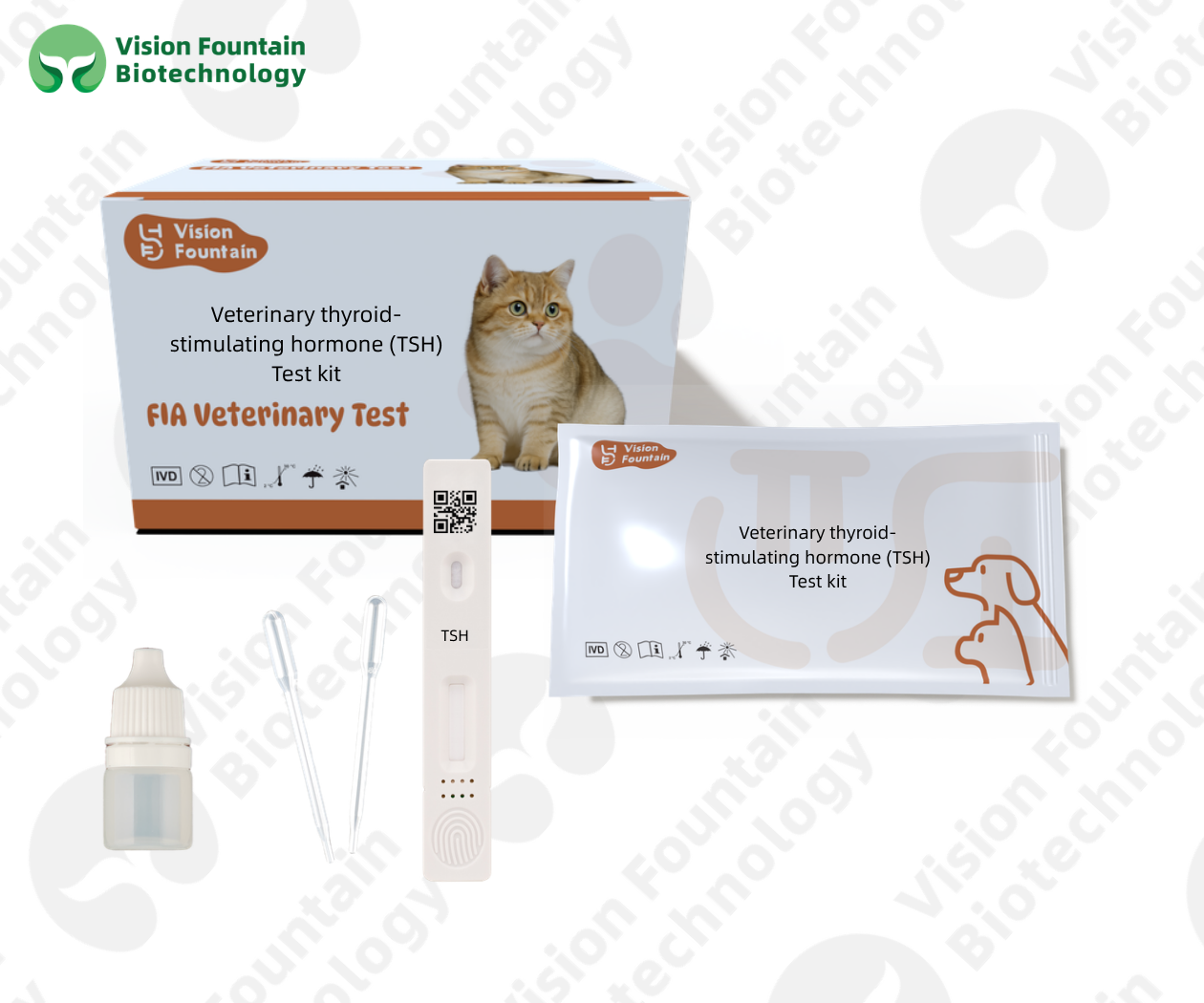 Veterinary thyroid-stimulating hormone (TSH) Test kit